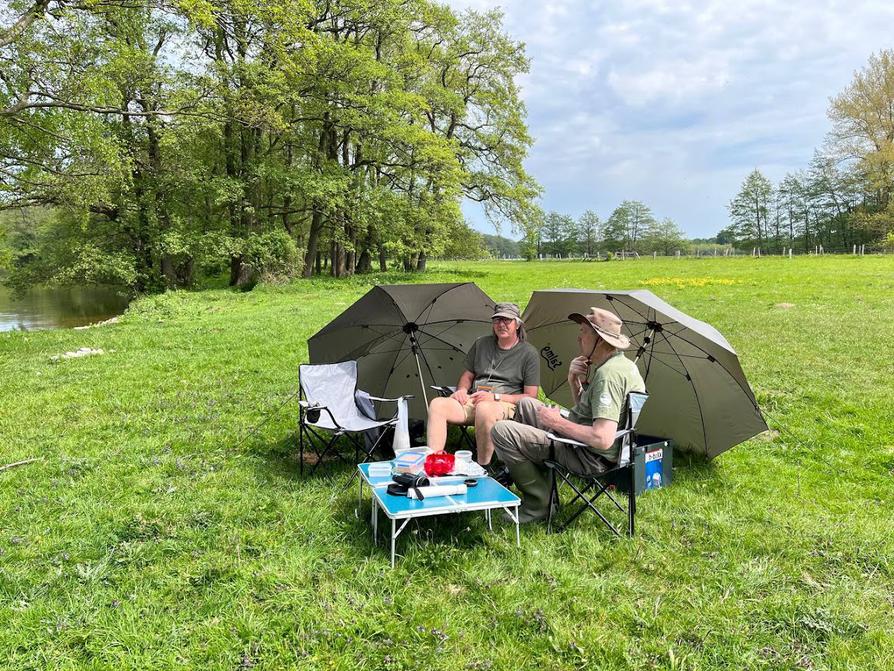 ausgedehnte Pause am Großen Plöner See