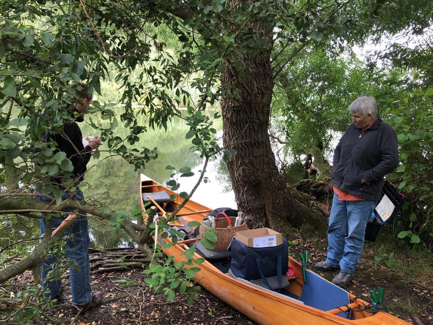 Pause an der Schwentine nahe Wahlstorf