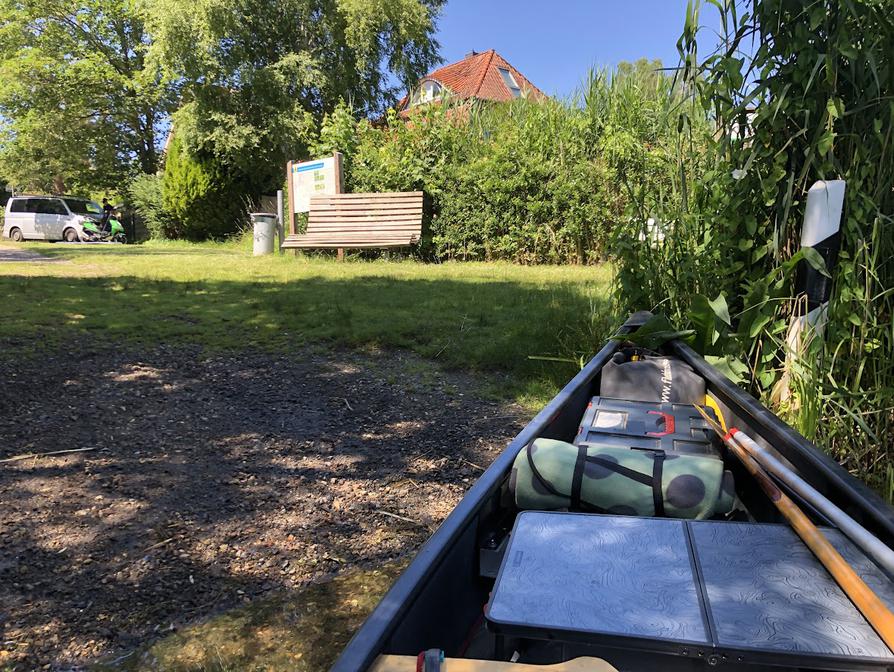 zurück an der Einsetzstelle am Kirchsee