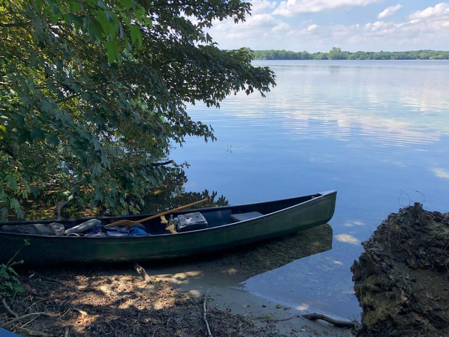 Pause am Ufer des Behler Sees