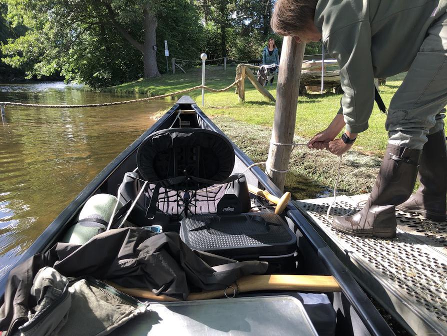 Zurück an der Einsetzstelle am Borkower See