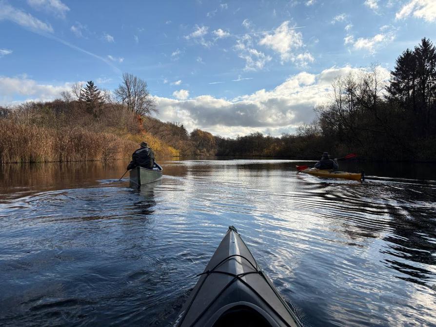 Auf der Schwentine bei Oppendorf