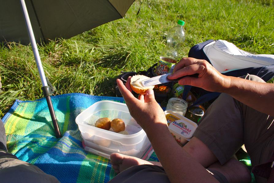 Picknick an der Eider