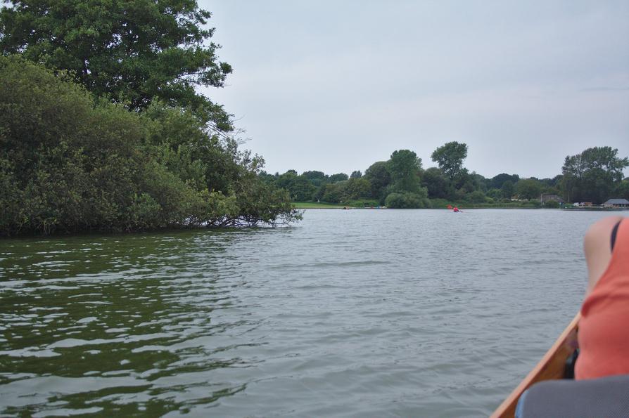 auf dem Lanker See vor Preetz