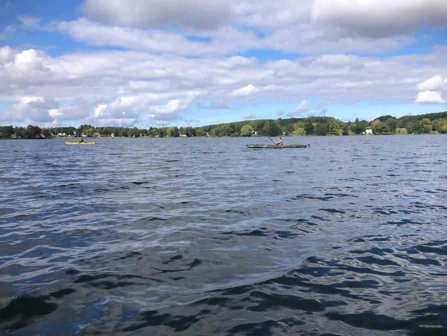 Rücktour auf dem Dieksee