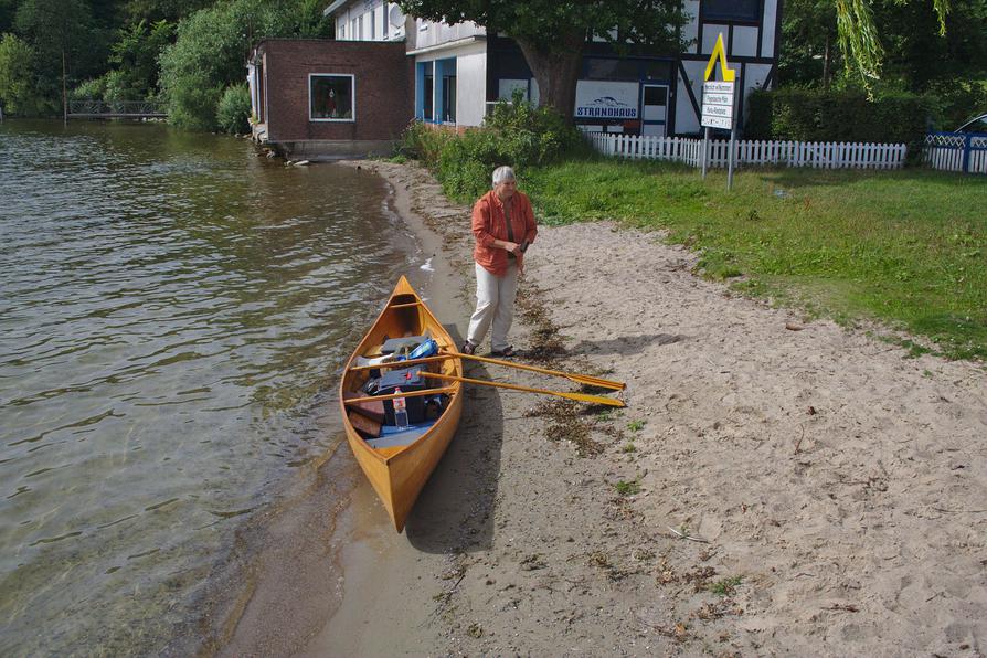 Kanurastplatz bei der Fegetasche am Großen Plöner See