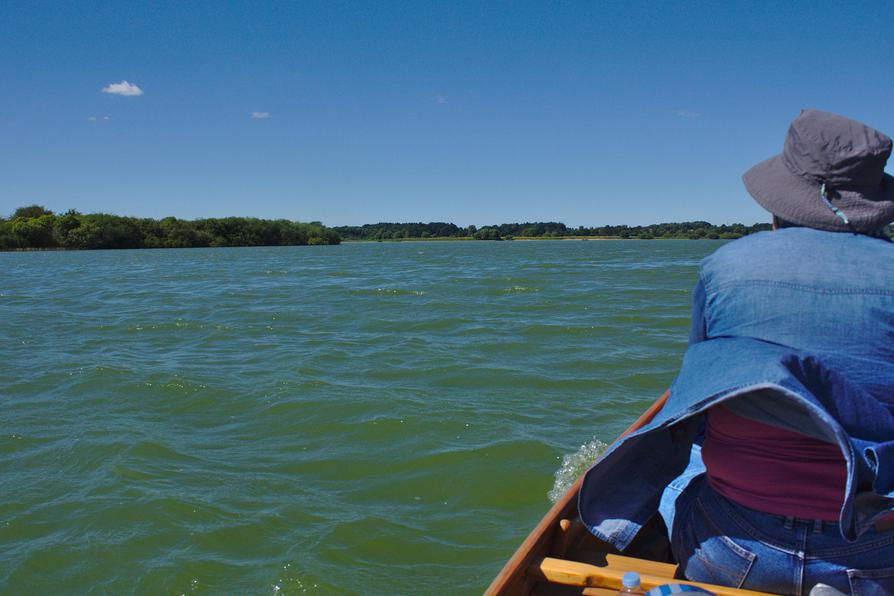 mitten auf dem Lanker See bei Preetz