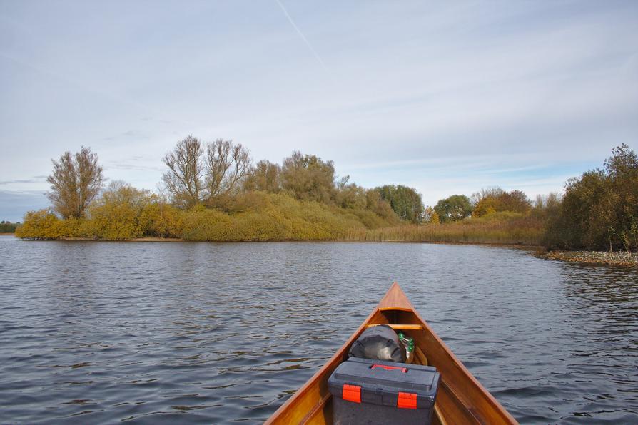 Bucht an der Klärwerks-Halbinsel