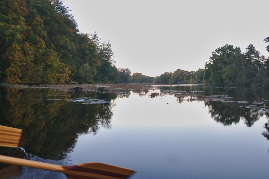 Rückfahrt auf dem Rosensee