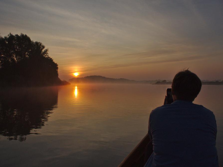 Sonnenaufgang über dem Lanker See