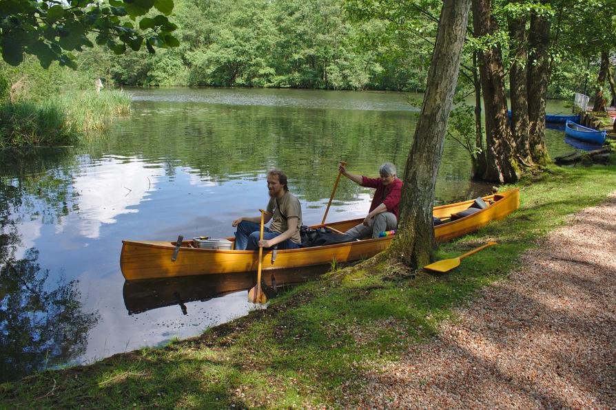 Pause beim Müggenbusch an der Wakenitz