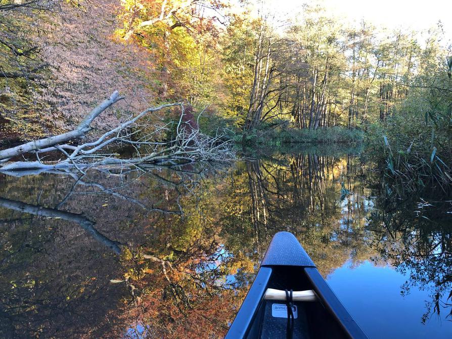 Einfahrt zum Durchstich in Klausdorf