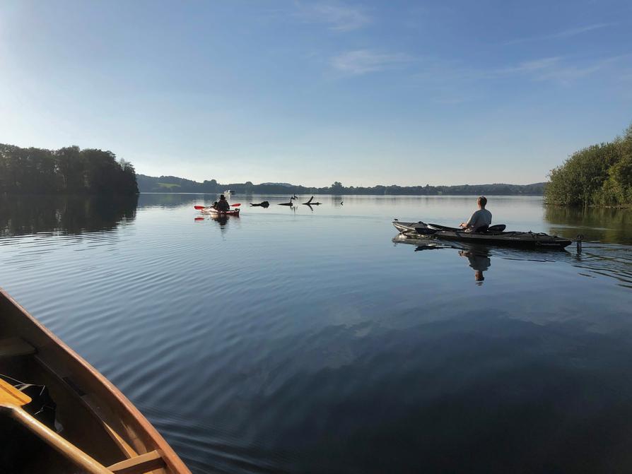 im Langen See bei Timmdorf, vor Adlerhorst-Jugendcamp