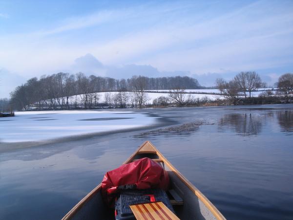 Eis auf dem Rosensee