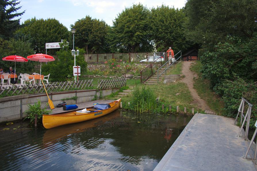 Umtragen in den Stadtsee Lychen