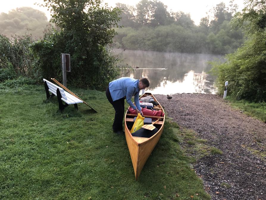 vor 6:00 Uhr auf dem Kirchsee in Preetz