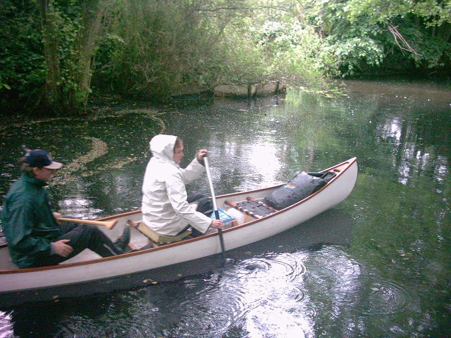 Nina und Jens auf dem Bolter Kanal