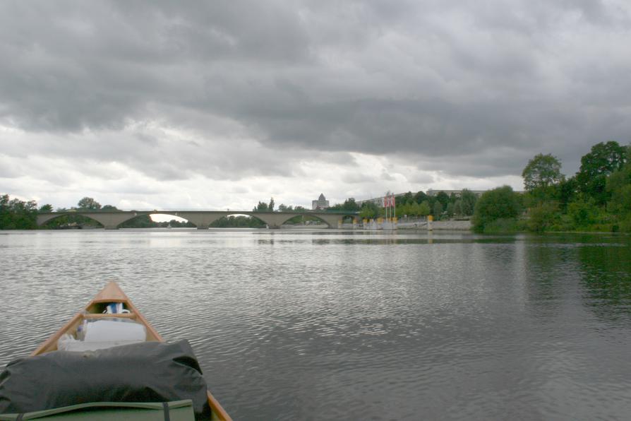 Schwedt/Oder auf der Hohensaaten-Friedrichsthaler-Wasserstraße