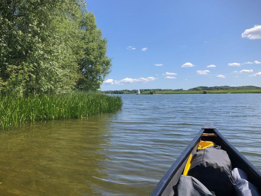 Bucht vor Schellhorn auf dem Lanker See