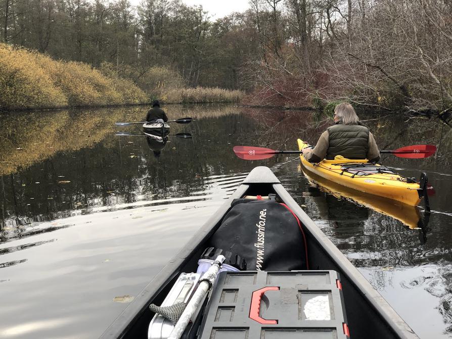 auf der Schwentine bei Klausdorf