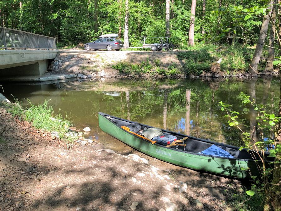 Pause an der Einsetztelle Neuwoserin