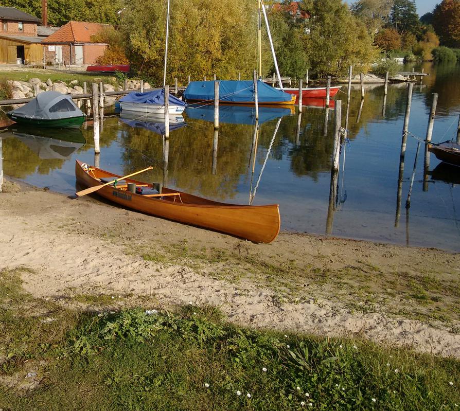 Kanu-Einsetzstelle bei der Fischerei Reese am Großen Plöner See