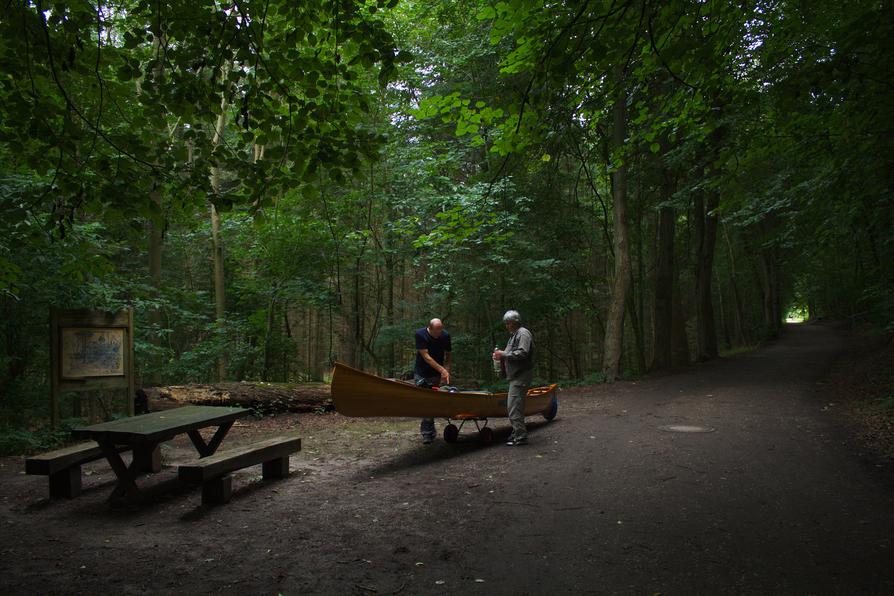 Umtragen im Schwentinepark Raisdorf