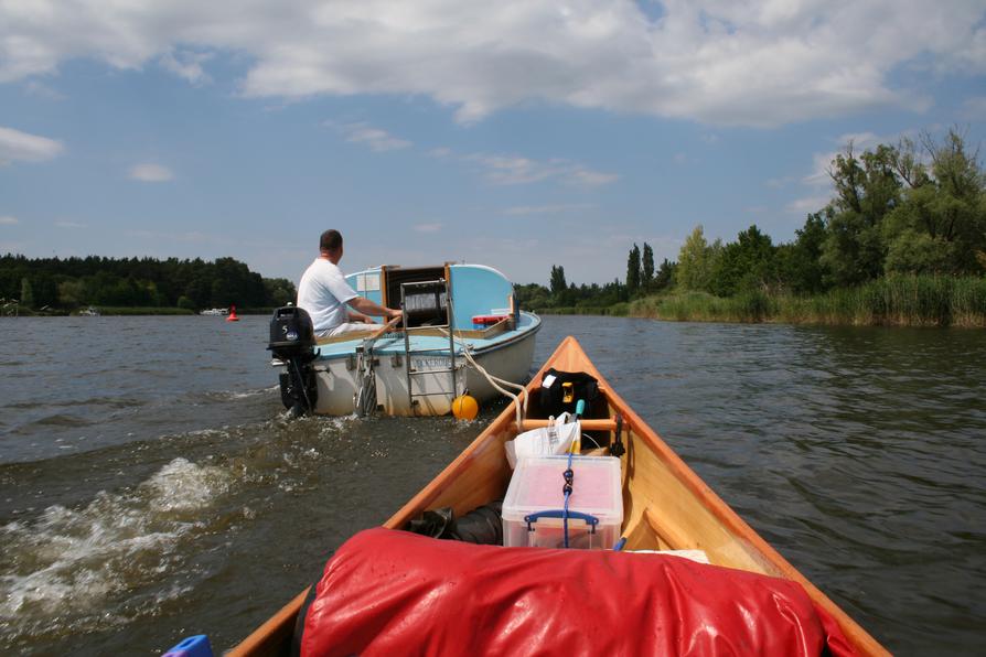 Kanushuttle auf der Havel