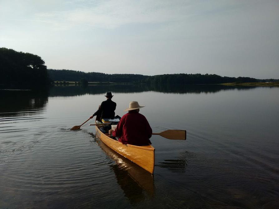 Flachstelle zwischen dem Großen Plöner See und dem Bischofssee