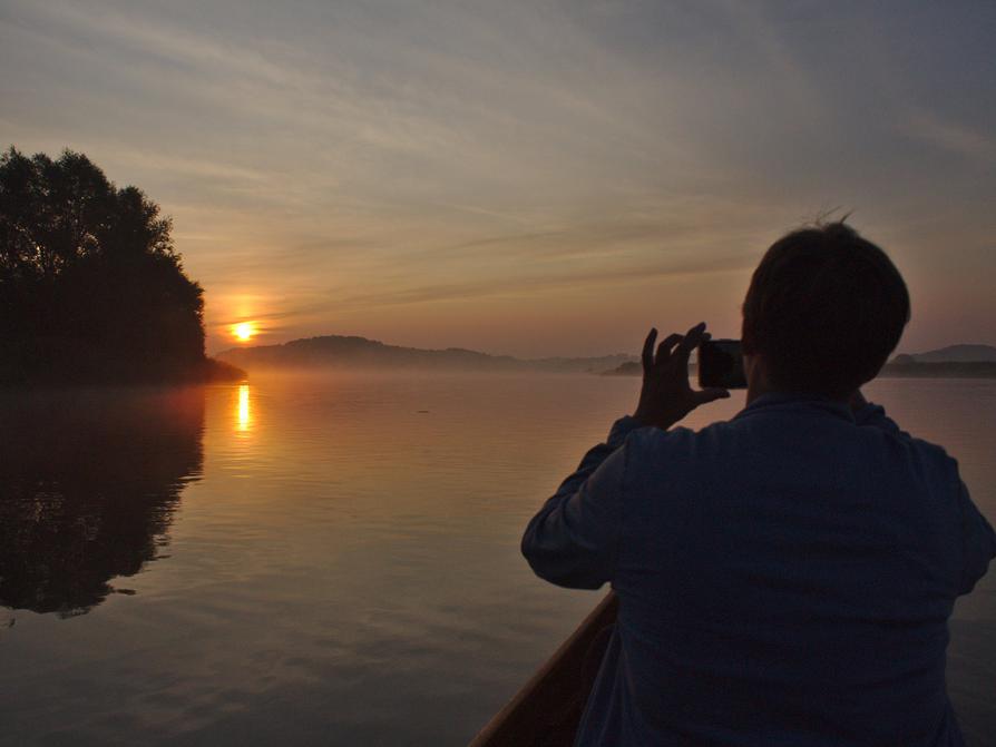 morgens auf dem Lanker See