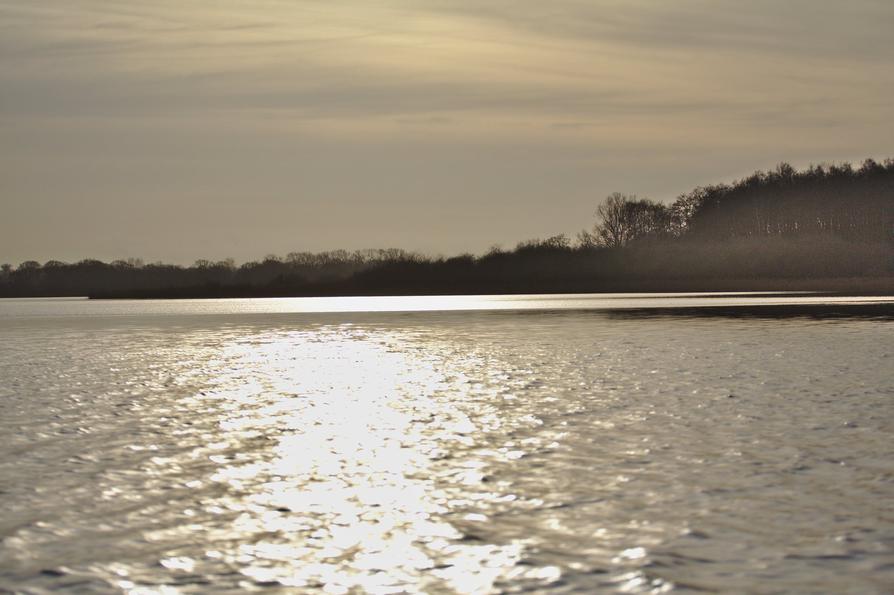 Sonnenuntergang am Lanker See