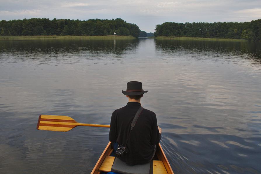 auf dem Wangnitzsee zum Priepertsee